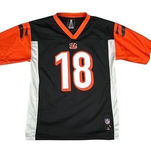 Youth Cincinnati Bengals AJ Green NFL‎ Jersey Black Orange Size L